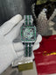 Cartie r Santos Diamond Silver Green Premium Watch