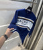 Hacket London Blue Imported Knitted Pull Over