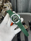 Jacob&Co. ram... Silver Green Quartz Watch