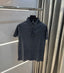 Arman i E_X..chang e Navy Monogr-am Premium Polo T-Shirt