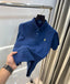 Ralph Laure P.Blue logo Embroidery Logo Classic Polo T-Shirt