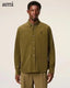 Ami Paris Olive Embroidry Logo Premium Shirt