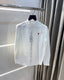 Ami Paris White Embroidry Logo Premium Shirt