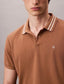 Calvin Klein Brown Embroidery Logo Premium Polo T-Shirt