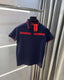 Hugo Boss Navy Blue Logo Work Premium Polo T-Shirt
