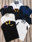 Versace Couture White Collar Logo Imported Polo T-Shirt