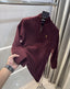 Ralph Lauren Wine Knitted Imported Pull Over