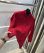 Ralph Lauren Red Knitted Imported Pull Over
