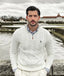 Ralph Lauren White Knitted Imported Pull Over