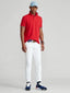 Ralph Lauren Red Embroidery Logo Premium Polo T-Shirt