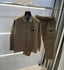 Prad a Milano Brown Metal Logo Premium Tracksuit