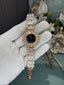 Dio r Copper Black Diamond Premium Ladies Watch