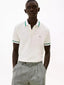 Tomm y Hilfiger Cream Logo Work Premium Polo T-Shirt