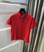 Ralph Lauren Red Embroidery Logo premium Polo T-shirt