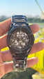 HUBLOT Tourbillon diamond cut chain