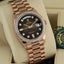 Rolex Day Date Diamond Rosegold/Bro