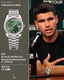 Rolex Day Date Diamond Silver/Green