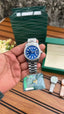 Rolex Day Date Diamond Silver/Blue