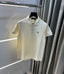 Ralph Lauren Cream Embroidery Logo Knitted Polo T-shirt