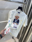 Ralph Lauren White Teddy 🧸 Edition Imported Oversized T-Shirt