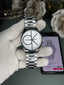 Calvin Klein Silver White Premium Quartz Watch