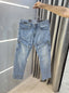 Balmain Paris Sky Blue Imported Rider Denim