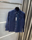 Ralph Lauren Denim Blue Embroidery Logo Denim Shirt