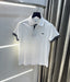 Lacost e White Embroidery Logo Premium Polo T-Shirt