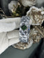 Swarovsk i Bangle Silver Green Premium Ladies Watch