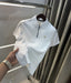 Calvin Klein White Logo Work Premium Polo T-Shirt