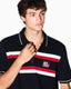 Arman i Exchang e Black Logo Work Premium Polo T-Shirt