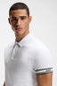 Hugo Boss White Premium Polo T-shirt