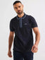 Hugo Boss Navy Blue Logo Work Premium Polo T-shirt