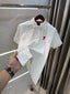 Ami Paris White Premium Polo T-Shirt