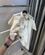 Zara Beige Green 5 Premium Linen Shirt