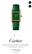 Cartie r Tank Louis Copper Green Slim Premium Watch