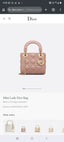 DIOR PREMIUM QUALITY IMPORTED BAG PINK