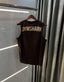 Gym Shark Brown Embroidery Logo Premium Sando