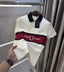 Fredperry Cream Embroidery Logo Premium Polo T-Shirt
