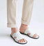 Louis_Vuitton_White Leather Premium Slide