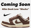 Nik e SB Dunk low Cacao Mocha