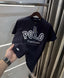 Ralph Lauren Navy Blue Logo Work Premium T-Shirt