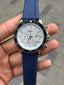 Fossi l Bannon Silver Blue