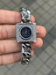 Michael kor s Chain Lock Women s Silver Blue
