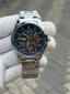 Tommy Hilfige r Automatic Chain Silver Blue