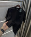 All Saints Black Logo Print Imported Oversized T-Shirt