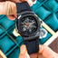Patek Phillip e Nautilus Skeleton Silicone Black