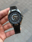 Omeg a Sea Master Aqua Terra World Timer Automatic Black Silicone