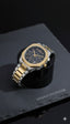 Arman i Exchange Chronograph Two tone Black dial