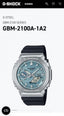 Casio G shock GM 2100 Silver Tiffany